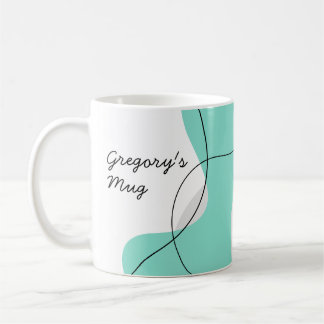 Personalized Mugs Wavy Abstract Kaffeetasse