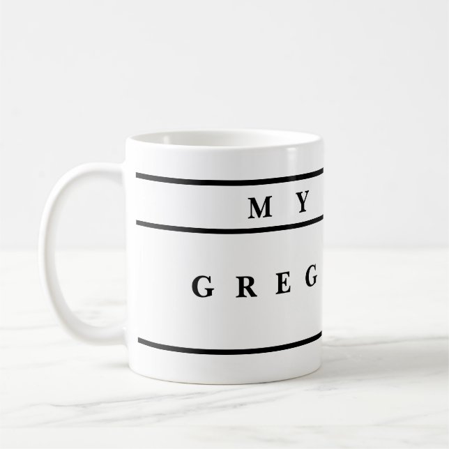 personalized Mugs With Names Kaffeetasse (Links)