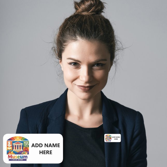 Personalized Museum Name Tags Namensschild (Personalized Museum Name Tags)