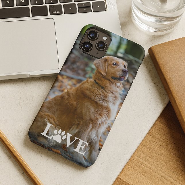 Personalized My Best Friend Photo Dog Love Paw Case-Mate iPhone Hülle (Von Creator hochgeladen)