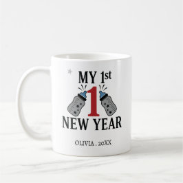 Personalized My First New Year Mug – Custom Name Kaffeetasse