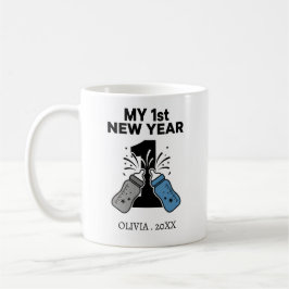 Personalized My First New Year Mug – Custom Name Kaffeetasse
