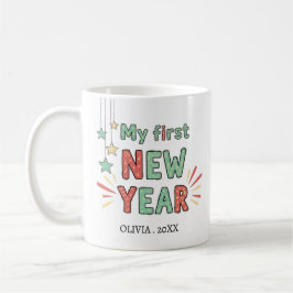Personalized My First New Year Mug – Custom Name Kaffeetasse
