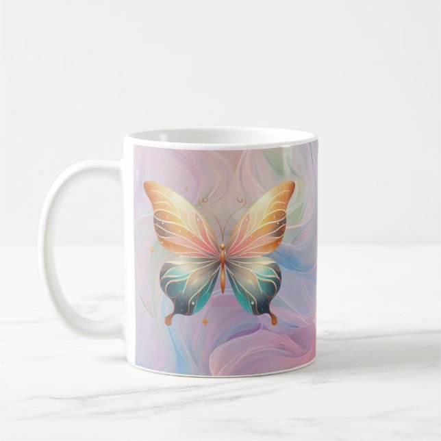 Personalized Mystic Butterfly Mug Kaffeetasse (Links)