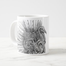 Personalized Mythological Turkey Mug Jumbo-Tasse