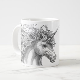 Personalized Mythological Unicorn Mug Jumbo-Tasse