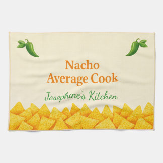 Personalized Nacho Average Cook Funny Tea Towel  Geschirrtuch