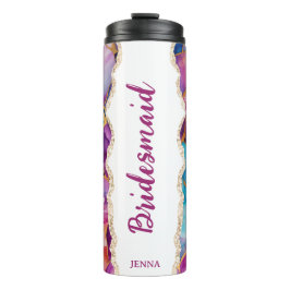 Personalized Name Bridesmaid Thermosbecher