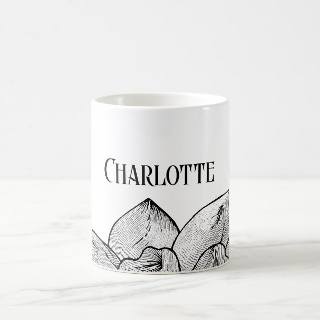 ​Personalized Name "Charlotte" Magic Color Verwandlungstasse (Mittel)