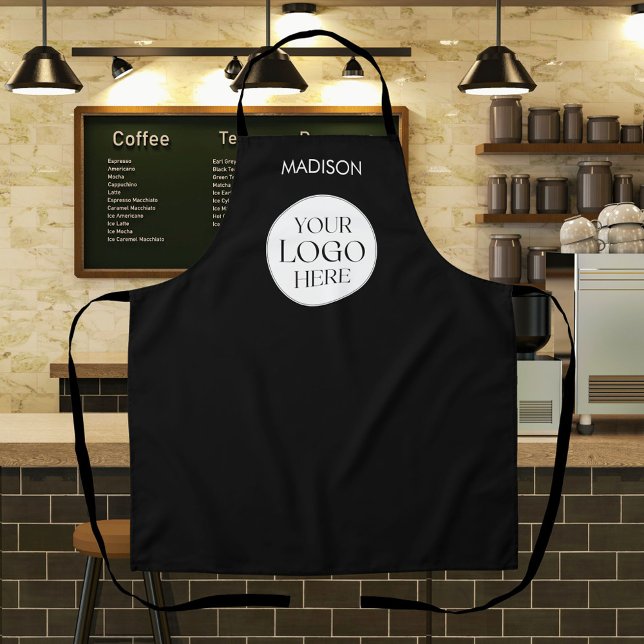 Personalized Name Custom Food Business Logo Simple Schürze (Von Creator hochgeladen)