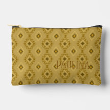 Personalized Name Diamond Gold Elegant Pattern