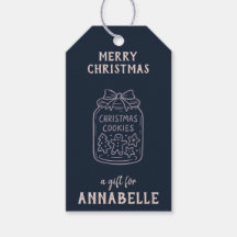 Personalized Name Merry Christmas Cookies