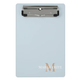 Personalized Name Monogram Mini Klemmbrett