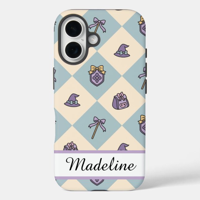 Personalized Name Phone Case Girly (Rückseite)