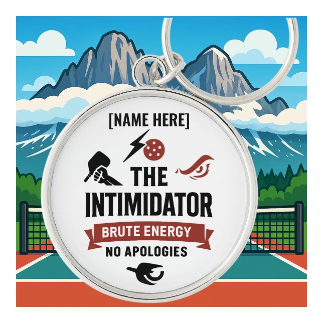 Personalized Name Pickleball Keychain Intimidator Schlüsselanhänger (PICKLEBALL PERSONALIZED NAME KEYCHAIN)