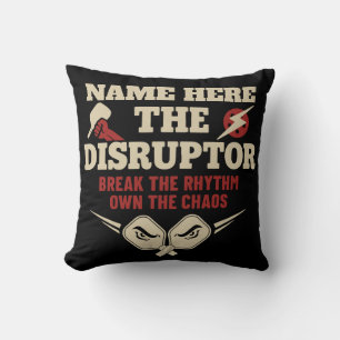 Personalized Name Pickleball The Disruptor Handtuc Kissen