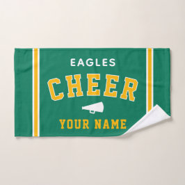 Personalized Name & School Cheer Towel, Team Gift Handtuch