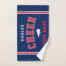 Personalized Name & School Cheer Towel, Team Gift Handtuch
