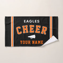 Personalized Name & School Cheer Towel, Team Gift Handtuch