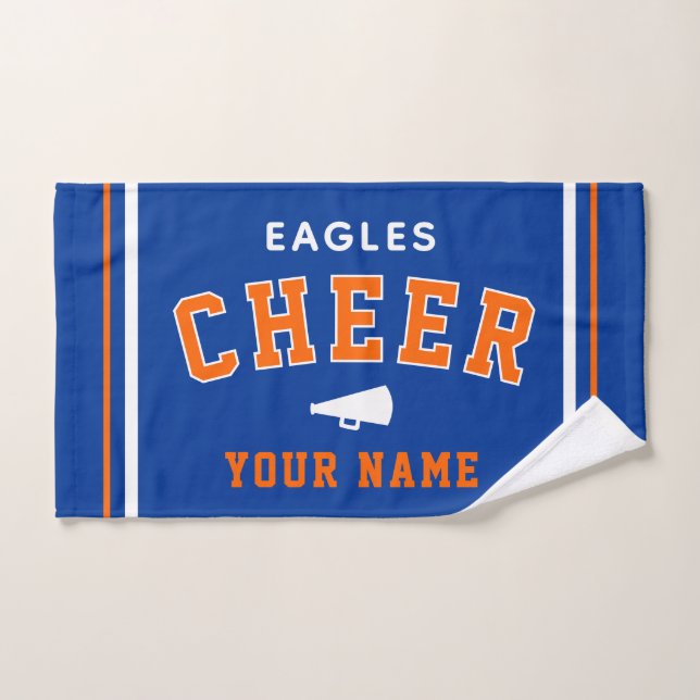 Personalized Name & School Cheer Towel, Team Gift Handtuch (Handtuch)