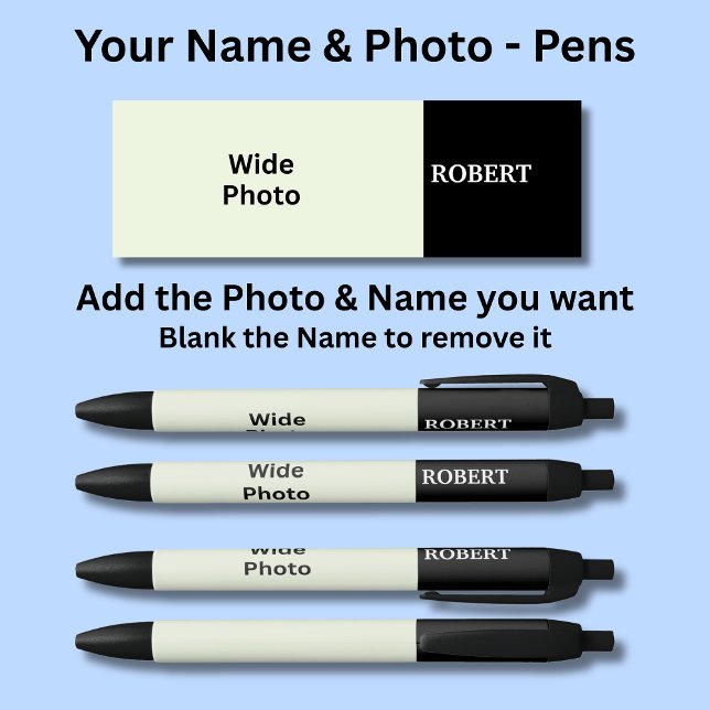 Personalized Name & Your Photo Pen Kugelschreiber (Von Creator hochgeladen)