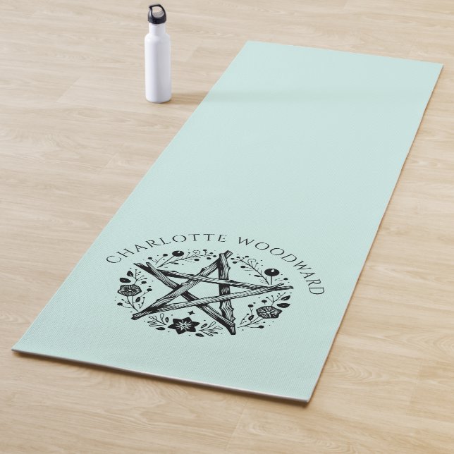 Personalized Nature Floral  Yogamatte (Beispiel)