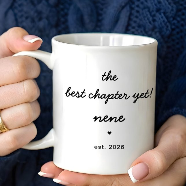 Personalized Nene Mug Best Chapter Yet Kaffeetasse (Von Creator hochgeladen)
