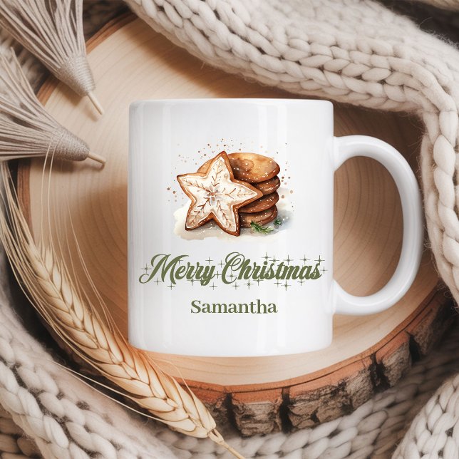 Personalized Nordic Holiday Coffee Mug Gift Kaffeetasse (Personalized Nordic Holiday Coffee Mug Gift)