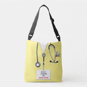 Personalized Nurse Purse Tragetaschen Mit Langen Trägern