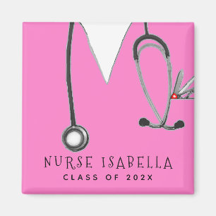 personalized nursing school graduation gift magnet