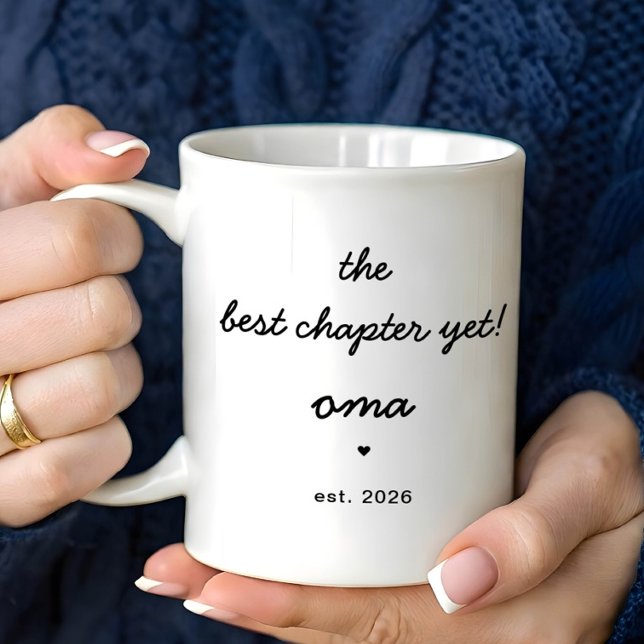 Personalized Oma Mug Best Chapter Yet Kaffeetasse (Von Creator hochgeladen)