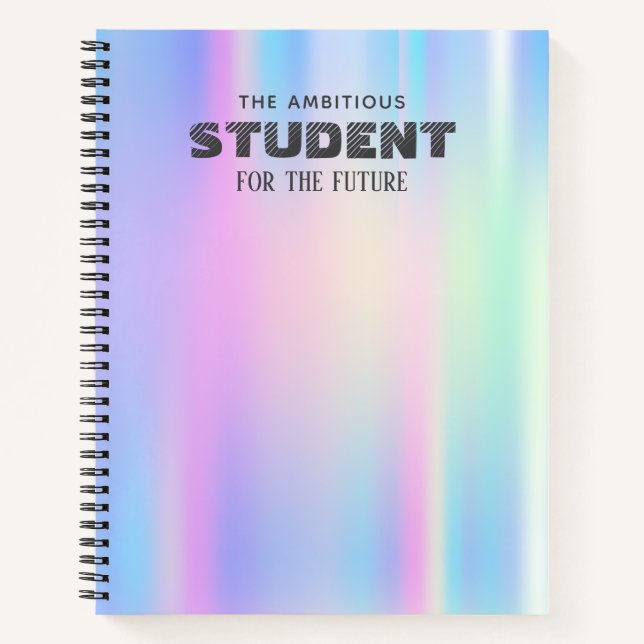 personalized opal notebook notizbuch (Vorderseite)