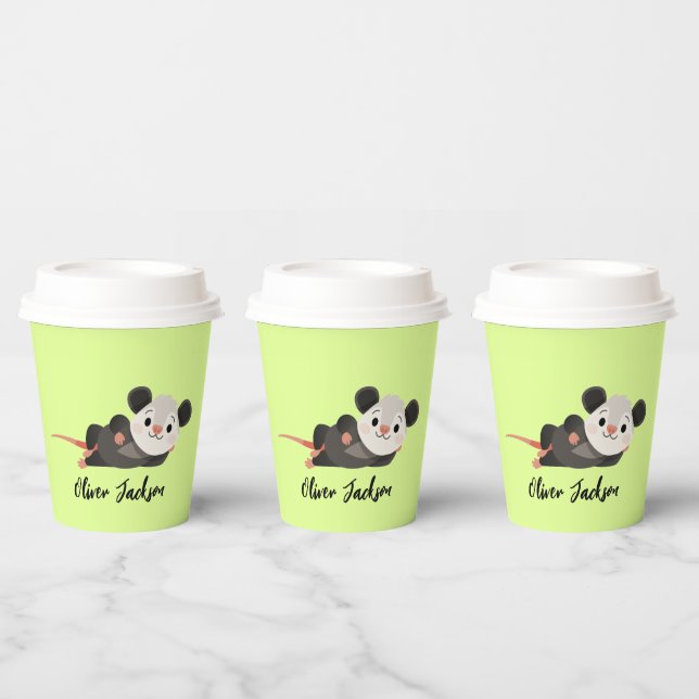 Personalized Opossum Pappbecher (Multi)