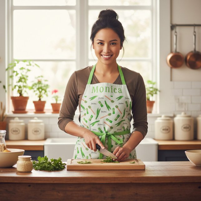 Personalized Pandan Leaf Apron  Schürze (Von Creator hochgeladen)