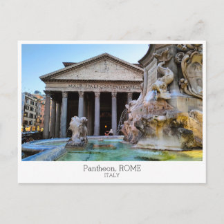 Personalized, Pantheon, Rome, Italy Postkarte