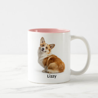 Personalized Pembroke Corgi “I Own You” Zweifarbige Tasse