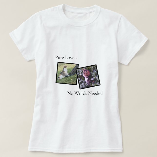 Personalized Pet Lover T-shirt (Design vorne)