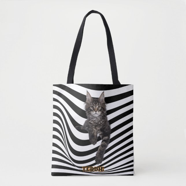Personalized Pet Lover Tote Bag for Mom (Vorderseite)