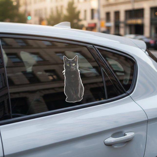 Personalized Pet Photo Car Window Sticker (Paw-sitively the Best Car Accessory.)