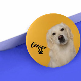 Personalized Pet  Photo Dog Lover with Photo Button