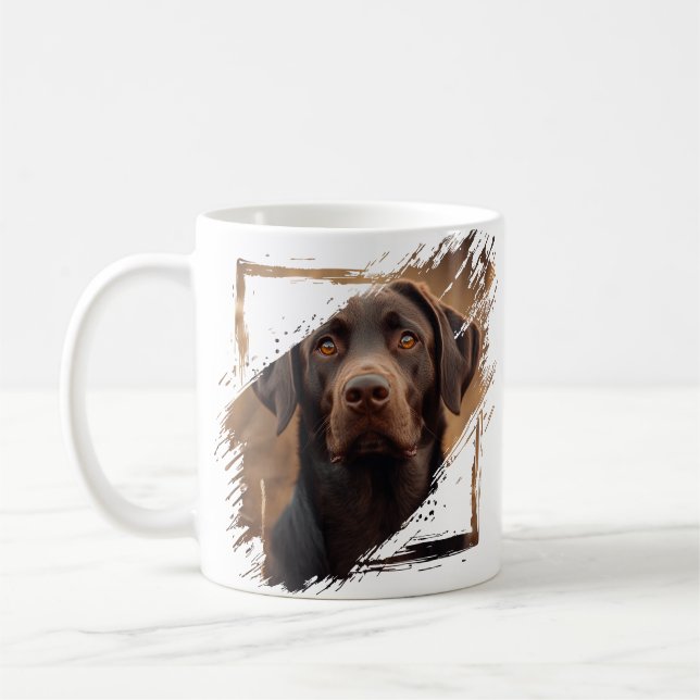 Personalized Pet Photo Gift dog Lover Coffee Cup Kaffeetasse (Links)