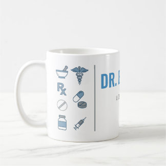 Personalized Pharmacist Mug | Modern Split Layout Kaffeetasse