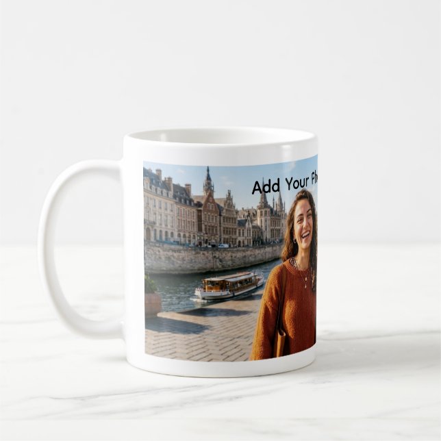 Personalized Photo and Name Keepsake Coffee Mug Kaffeetasse (Links)