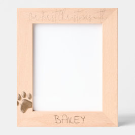 Personalized Photo Frame Dog 1st Christmas, 8x10" Geätzte Rahmen