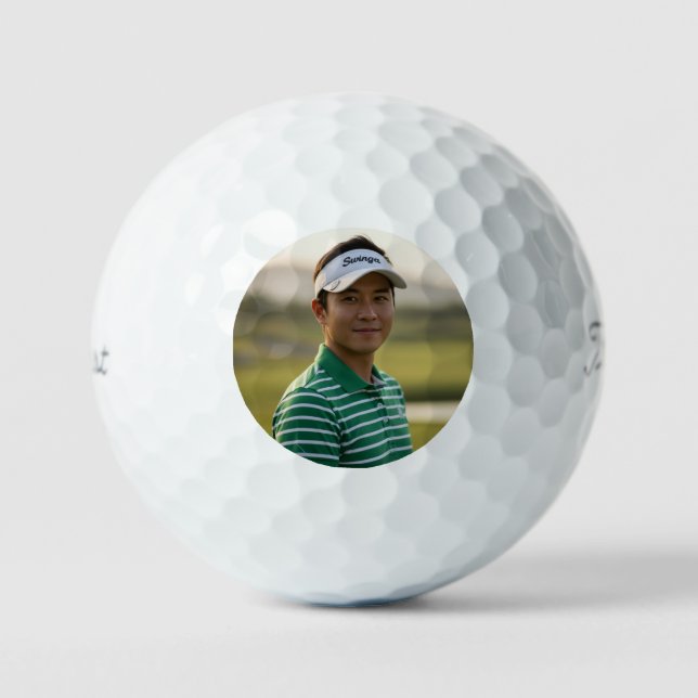Personalized Photo Golf Ball Tournament Favor (Vorderseite)