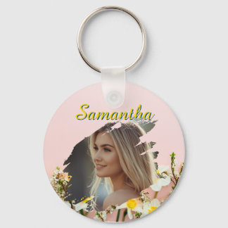 Personalized Photo Keychain | Custom Name Keychain Schlüsselanhänger