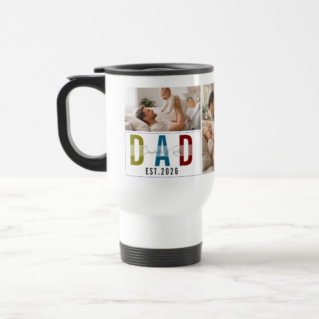 Personalized Photo Mug – Our First Father’s Day Reisebecher (Links)