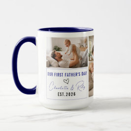 Personalized Photo Mug – Our First Father’s Day Tasse