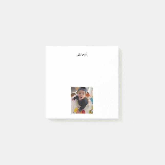 PERSONALIZED PHOTO POST-IT notes Klebezettel (Vorderseite)