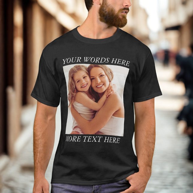 Personalized Photo Shirt with Custom Wording (Von Creator hochgeladen)